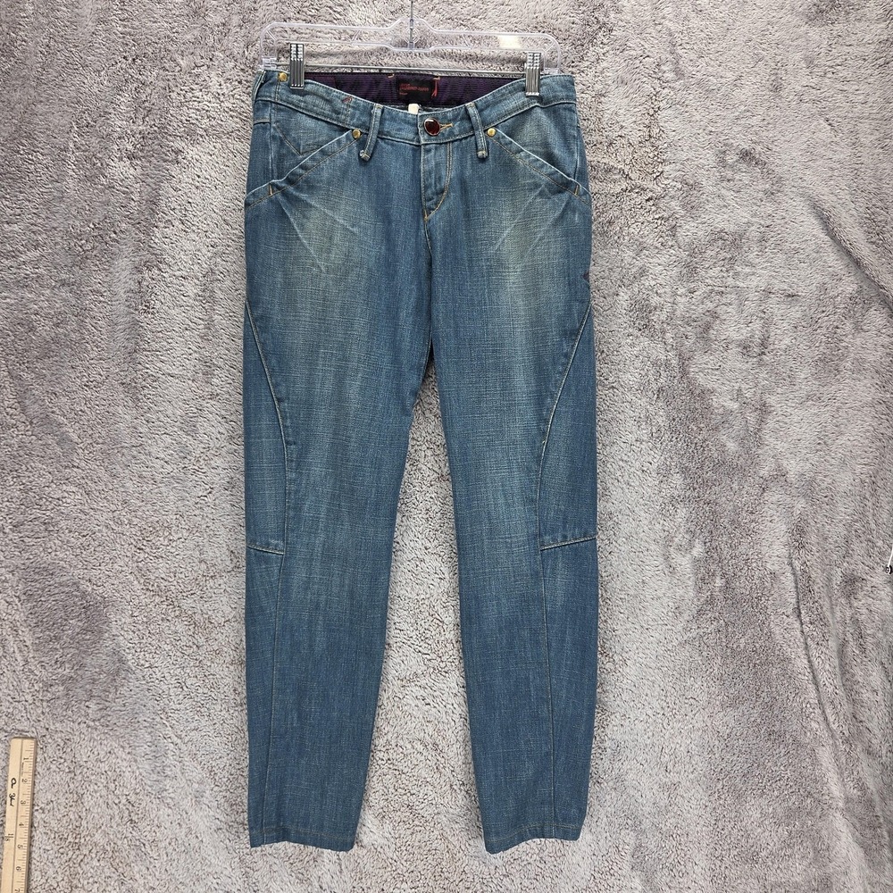 Vintage Levis Engineered Jeans Womens Blue Twisted Zip Fly Denim Fits 28x26